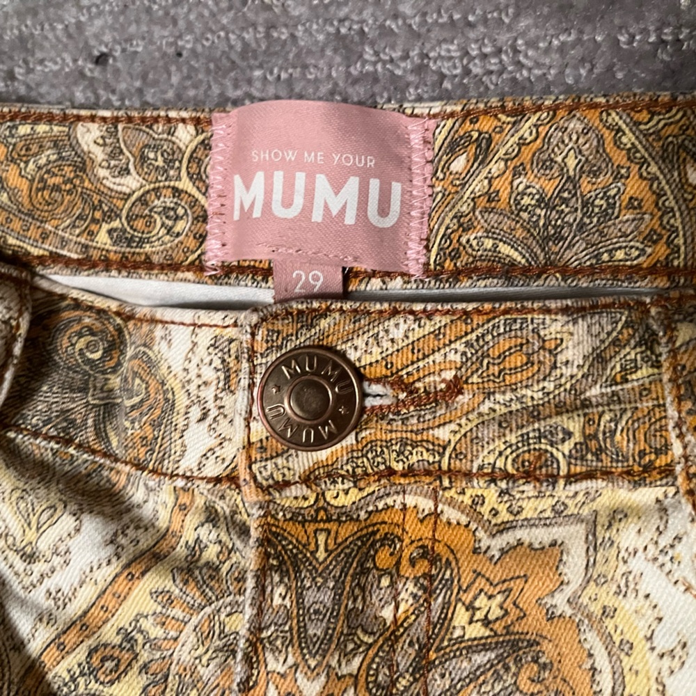 Show Me Your Mumu Paisley Bell Bottoms